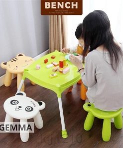 いす イス 可愛い椅子 子供 大人兼用 ベビーチェア ベンチ 動物柄 低い椅子 小さい椅子 装着簡単 玄関で履き替えとき用 応接間 幼稚園用