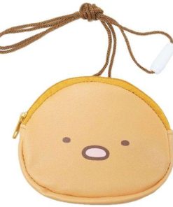 すみっコぐらし キャラクター キッズポシェット ダイカットネックパース とんかつ サンエックス
