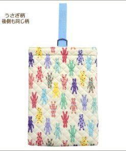 nicomako 女の子 男の子 日本製 総柄049 キルトシューズバッグ うさぎ柄 くるま柄 b0550 b0552 ニコマコ
