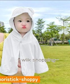 ラッシュガード 0-3歳 パーカー 接触冷感 ベビー ベビーマント UVカット 通気性 子供 キッズ 冷房対策 ベビーケーブ 薄手 紫外線カット 日焼