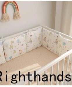 ベッドガード赤ちゃんベビーベッドガード六枚入りガーゼサイドガード転落防止ベッドバンパーバンパークッションベッドフェンスコーナークッション