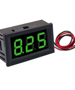 0.56 Inch 3.5-30V Two Wire DC Voltmeter – Green LED Digital Display